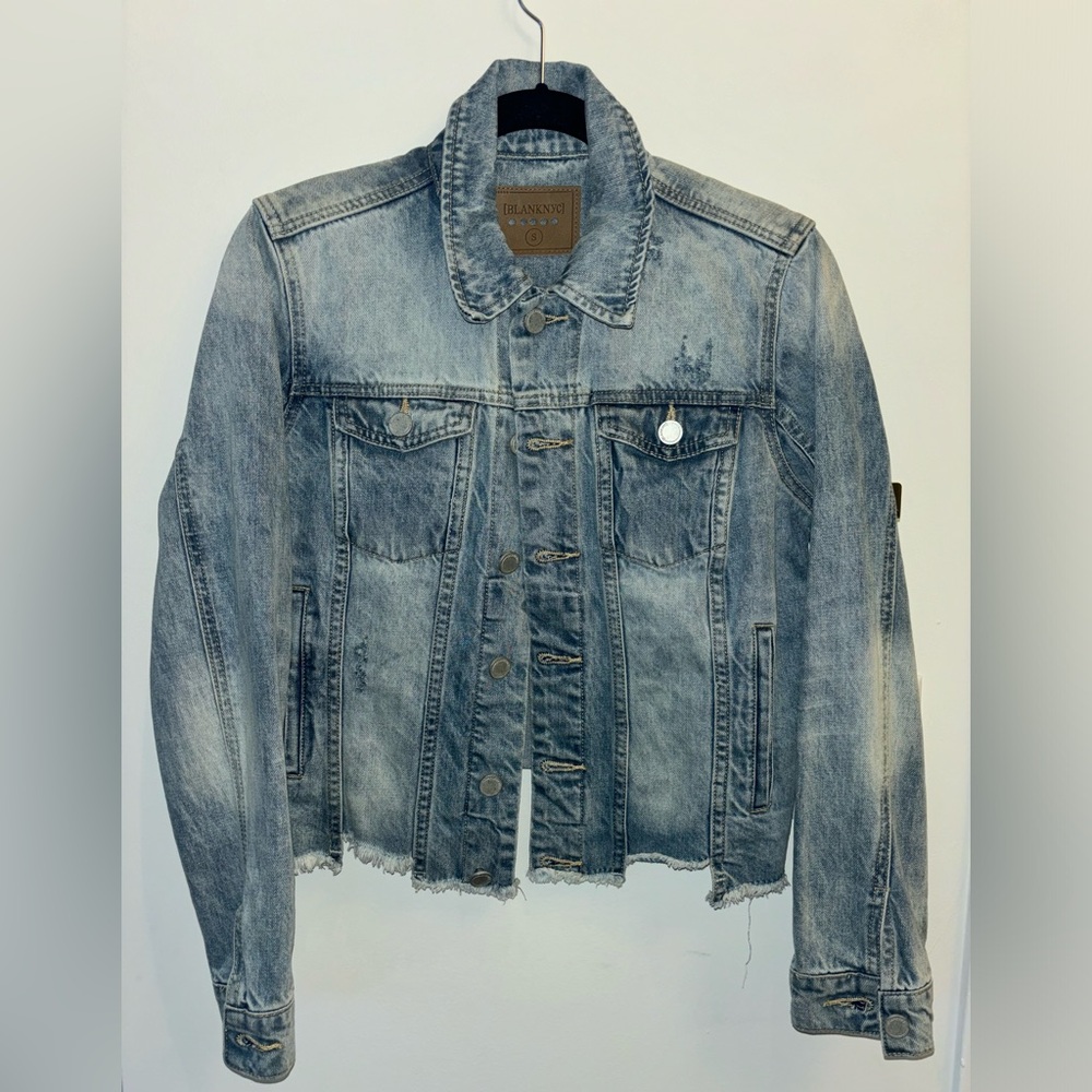 BlankNYC Raw Hem Jean Jacket
